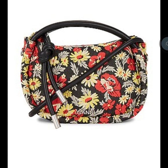 Ganni Handbags - Ganni *Rare* Meadow Floral Mini Knot Bag